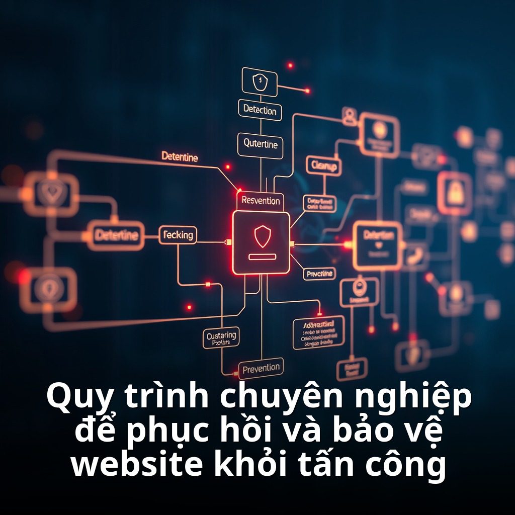 Quy trình chuyên nghiệp để phục hồi và bảo vệ website khỏi tấn công