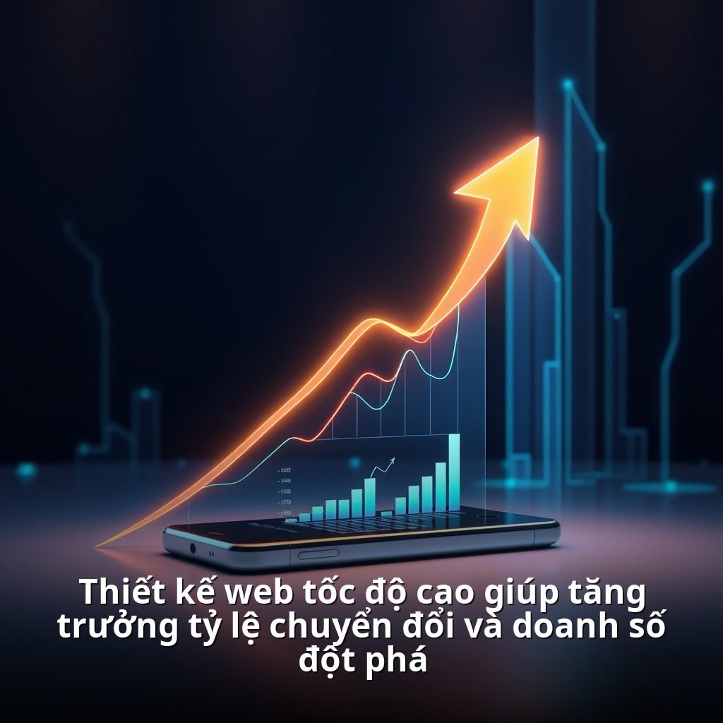 Thiết thiết kế web tốc độ cao giúp tăng trưởng tỷ lệ chuyển đổi và doanh số đột phá
