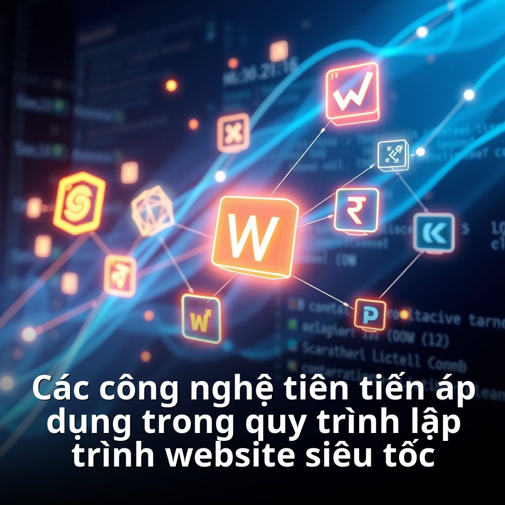 Các công nghệ tiên tiến áp dụng trong quy trình lập trình website siêu tốc