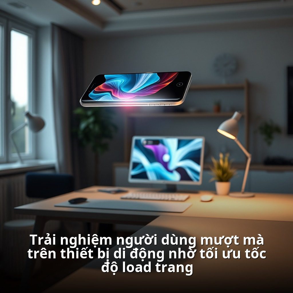 Trải nghiệm người dùng mượt mà trên thiết bị di động nhờ tối ưu tốc độ load trang