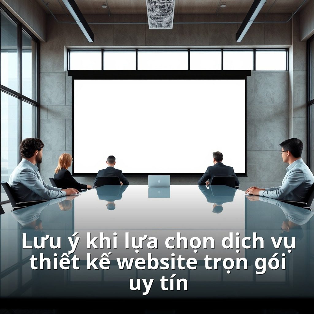 Lưu ý khi lựa chọn dịch vụ thiết kế website trọn gói uy tín